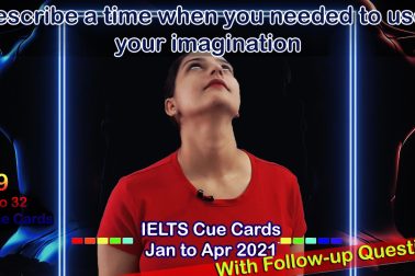 17 9th describe a time when you needed to use your imagination