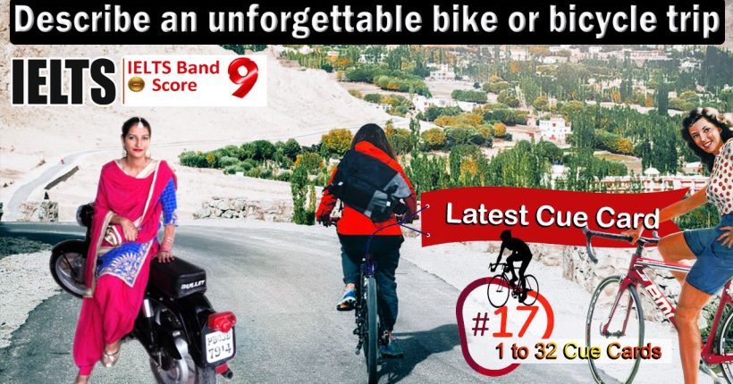 25 17th Describe an unforgettable bike or bicycle trip