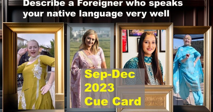 Describe a Foreigner who speaks your native language very well