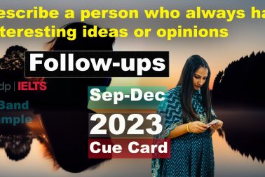 Describe a person who always has interesting ideas or opinions