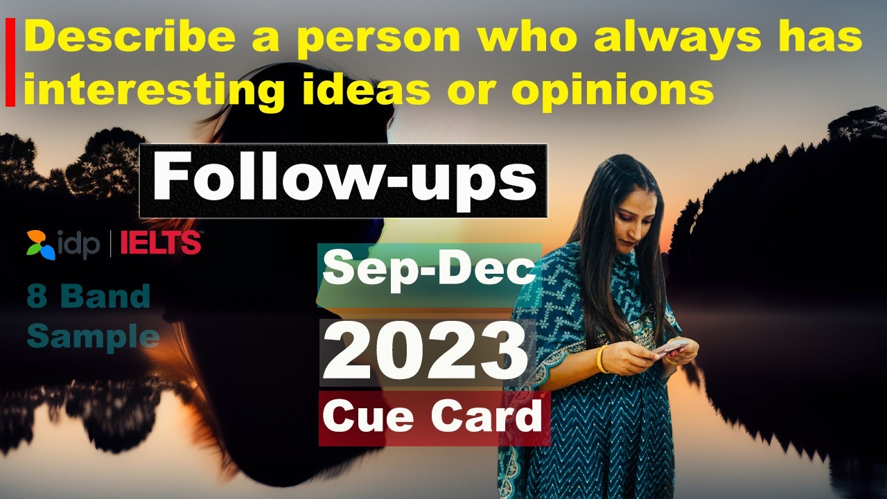 Describe a person who always has interesting ideas or opinions