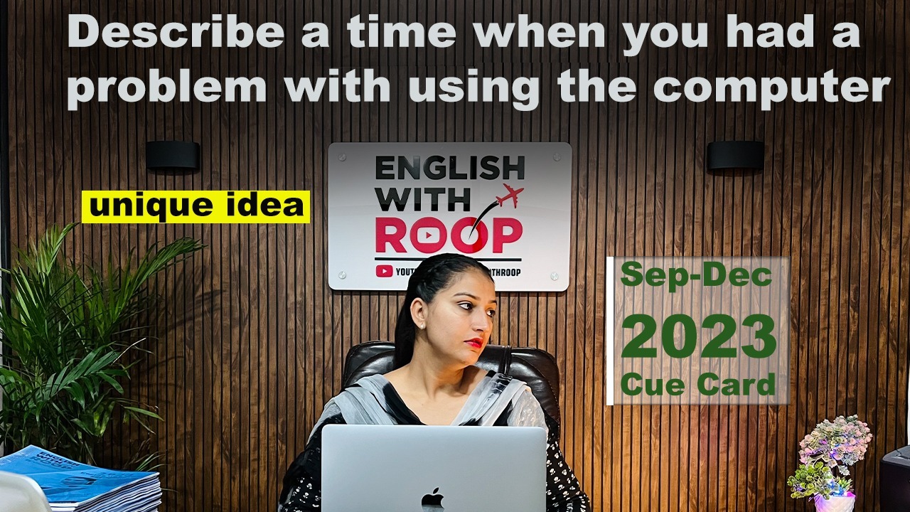 Describe a time when you had a problem with using the computer