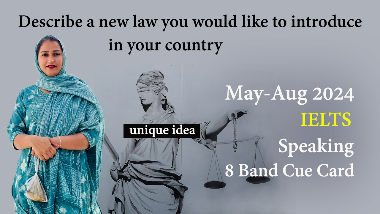Describe a new law you would like to introduce in your country