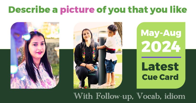 Describe a picture of you that you like