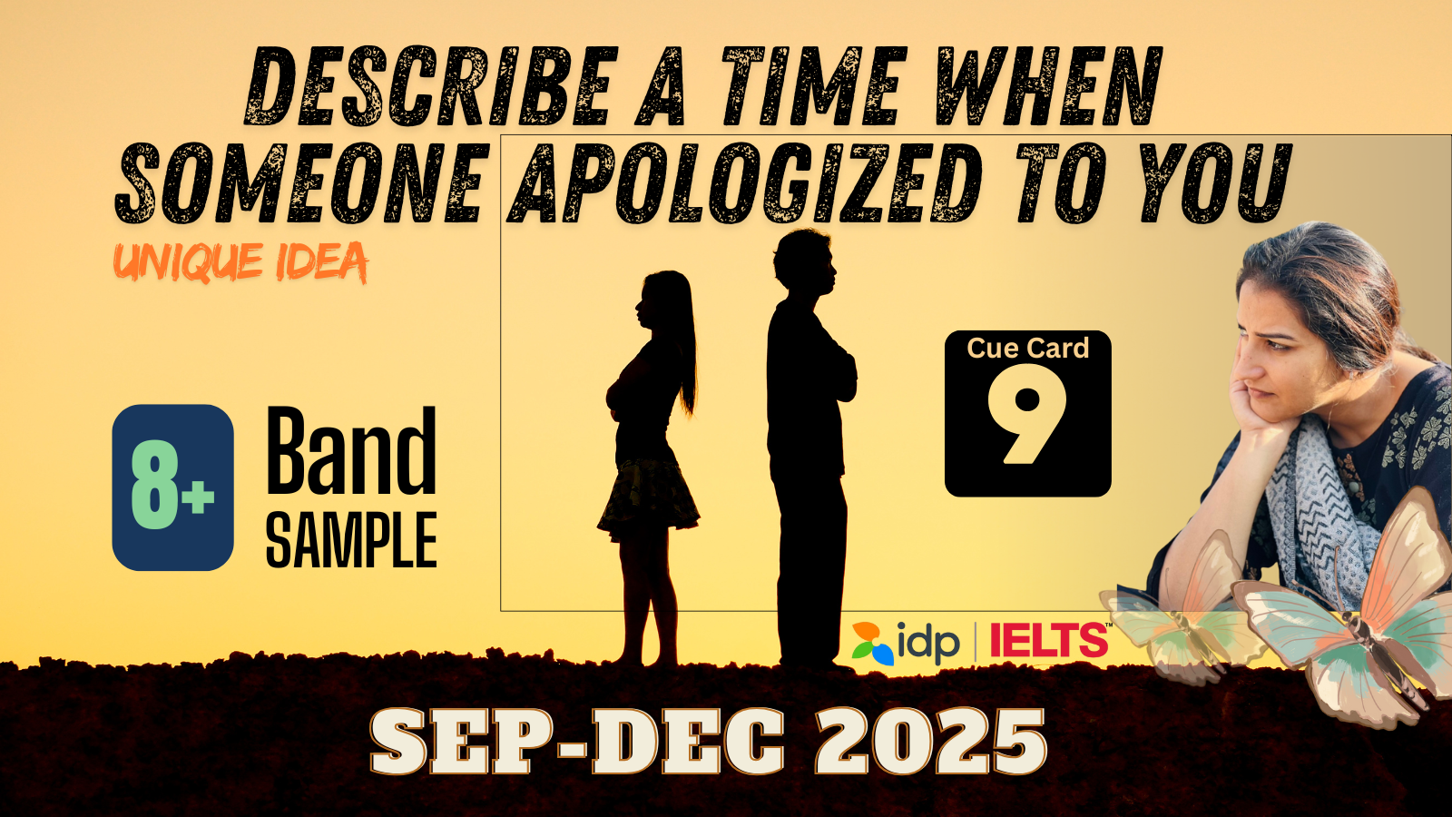 Describe a Time When Someone Apologized to You | IELTS Speaking Cue Card | 8 Band Sample | Sep–Dec 2025